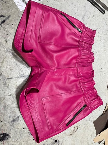 Nouveau short cuir rose - nouveau,
