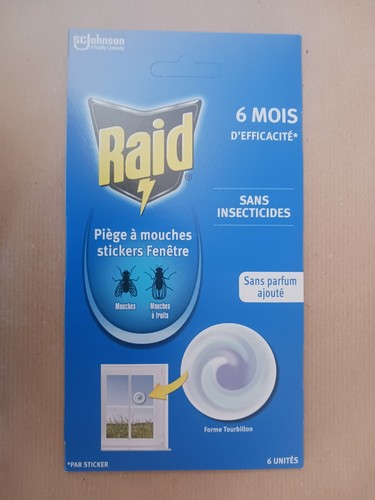 Raid piège mouche stickers - raid, a