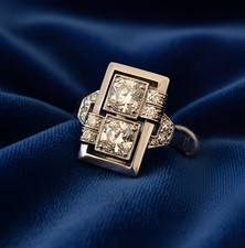 Bague Art deco - Diamant