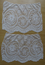 Broderie  sur tulle , bas