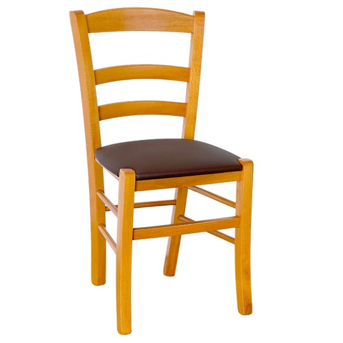 Chaise bois paesana cerise - bois,