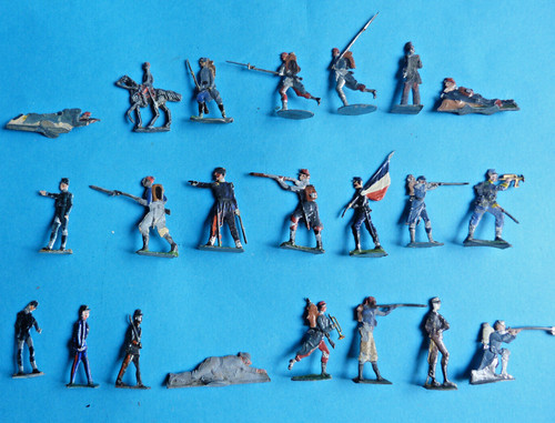 Plats étain zinnfiguren - d'étain,