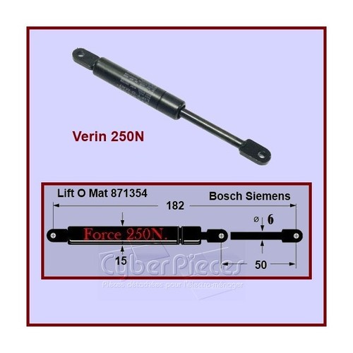 Vérin 250n bosch - vérin, siemens