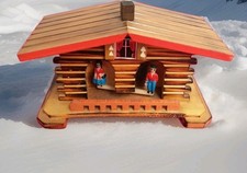 tirelire chalet en bois