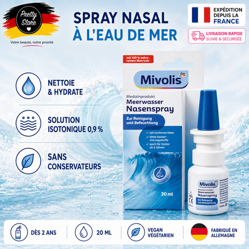Mivolis spray nasal l - -, l'eau