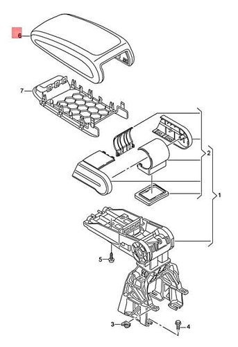 New audi cabriolet armrest - cabriolet,