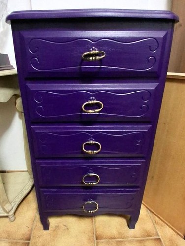Commode tiroirs bois - 5,