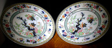 2 Assiettes anglaises faïence