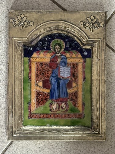Christ trône plaque - christ, en