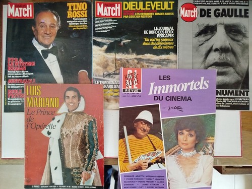 Lot magazines paris match - de,