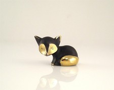 Walter BOSSE Vienna Relaxing FOX brass Austria Bronze era Patinated Brass