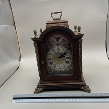 Vintage Warmink Moonphase Striking 8-Day Walnut Dutch Clock