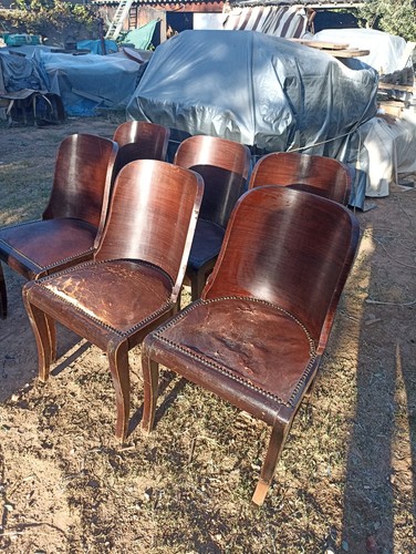 Chaises art deco gondole en - 6,