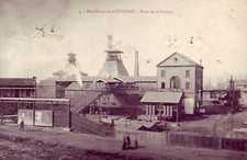 B3098 + postcard 42 St Etienne Houilleres Puits de la Pompe