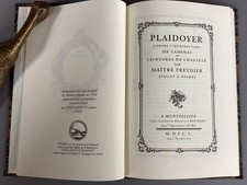 Vends Livre RARE Plaidoyer
