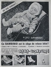 PUBLICITE BEBE CONFORT