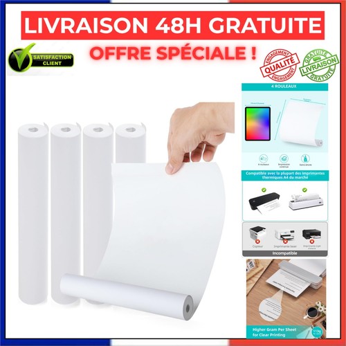 Papier thermique rouleaux - 4,