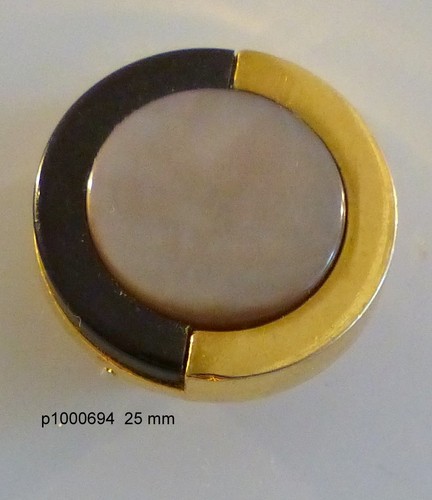 Bouton doré noir - bouton, fond