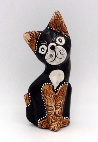 Chat bois peint - en,