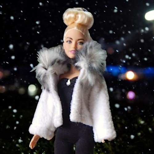 Veste polaire blanche - , faite