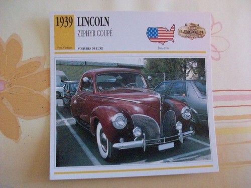Carte fiche lincoln - carte, zephyr