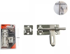 Verrou En Fer Nickelé Pour