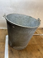 old zinc basin washing machine bucket galva decoration indus French ref N.2
