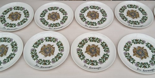 Lot assiettes à fromage - lot, de
