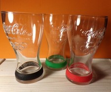 LOT DE  3 X COCA COLA VERRE COLLECTOR - JEUX OLYMPIQUES LONDRES 2012 