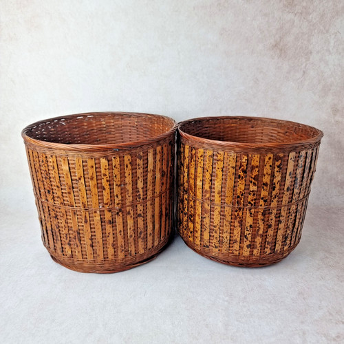 Lot panier ronds en - panier,