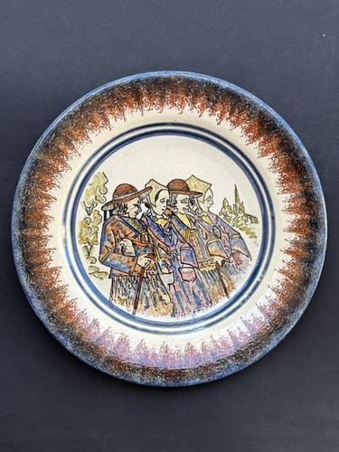 Ancienne assiette signée paul - signée,