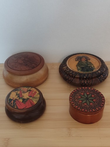 Lot boîtes bois - boÎtes,