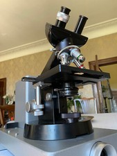 Vintage Wild Heerbrugg M12 Model Binocular Microscope & Base Illuminator c1980s