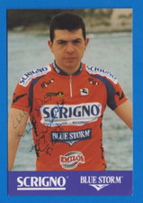 CYCLISME carte cycliste FILIPPO CASAGRANDE équipe SCRIGNO blue storm signée