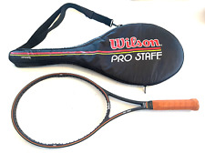 NOS Wilson Pro Staff Tennis Racket PWS Graphite Midsize 4 5/8 L5+Case