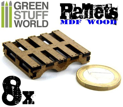 Palettes bois pallets - 8x,