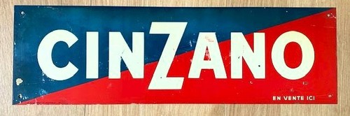 Plaque cinzano vente ici - vente,