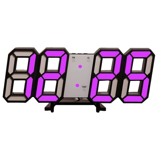 Horloge numérique led - led, 3d