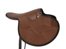 Selle d'équitation marron