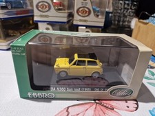 1:43 Scale Ebbro 1968 Honda N360 Sunroof C/T Coupe Yellow 190