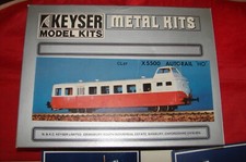 KEYSER KIT HO MODEL RAILROAD X 5500 ELECTRIC TRAIN CL27 BOX