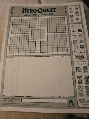 Heroquest adventure design kit - heroquest,