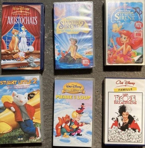 Lot cassettes vhs disney - 24,
