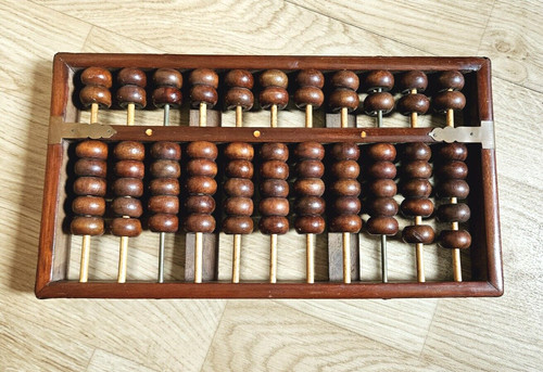 Ancien boulier lotus chinois - ancien,