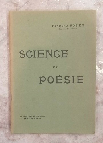 Rosier science et - science,