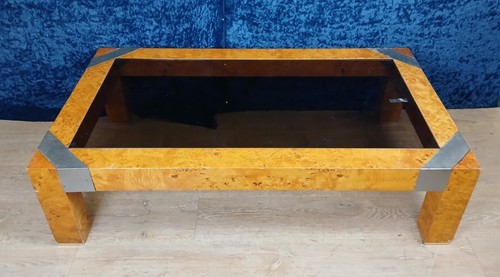Table basse italienne loupe - table, en