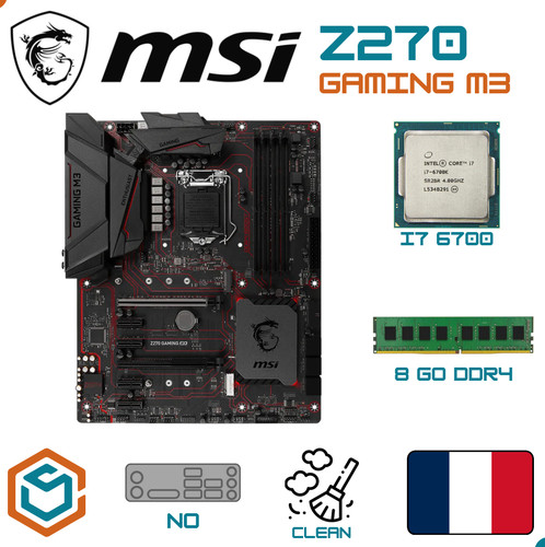 Kit carte mère msi z270 - carte,