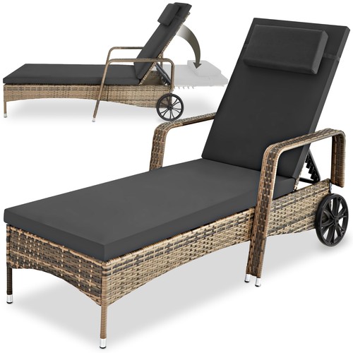 Tectake chaise longue bain - chaise,