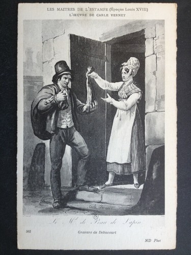 Cpa gravure estampe carle - cpa,