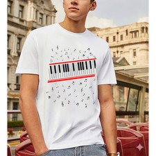 T-Shirt Michael Jackson Piano